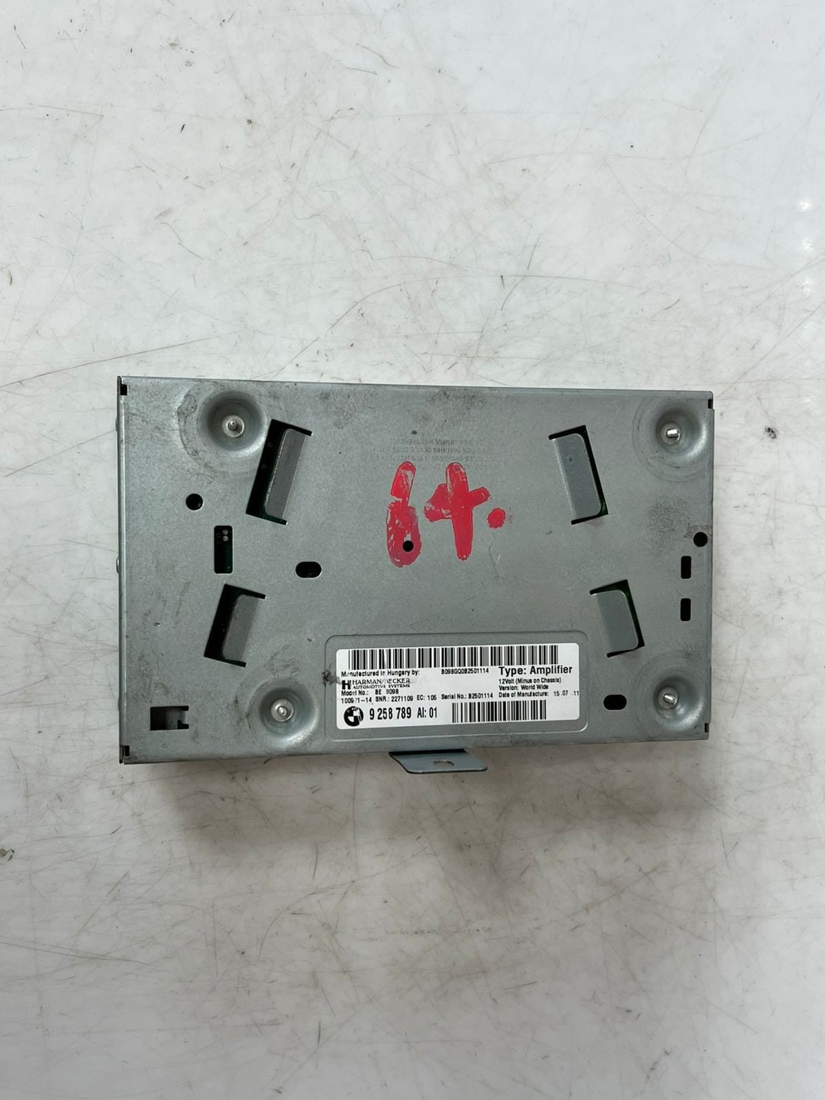 BMW 6 Series F12 F06 F13 640 650 Hi-Fi Audio Amplifier 9258789 OEM