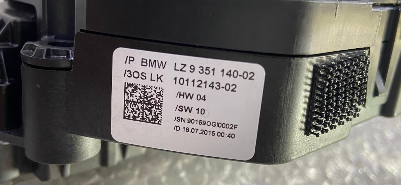 OEM BMW F30 F48 STEERING RING MULTIFUNCTION CONTROL SWITCH 9351140