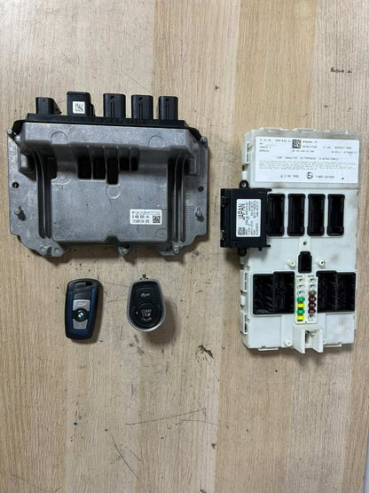 BMW F30 3' 1' Basic control unit key control unit ECU + FEM + 1KEY 8486839