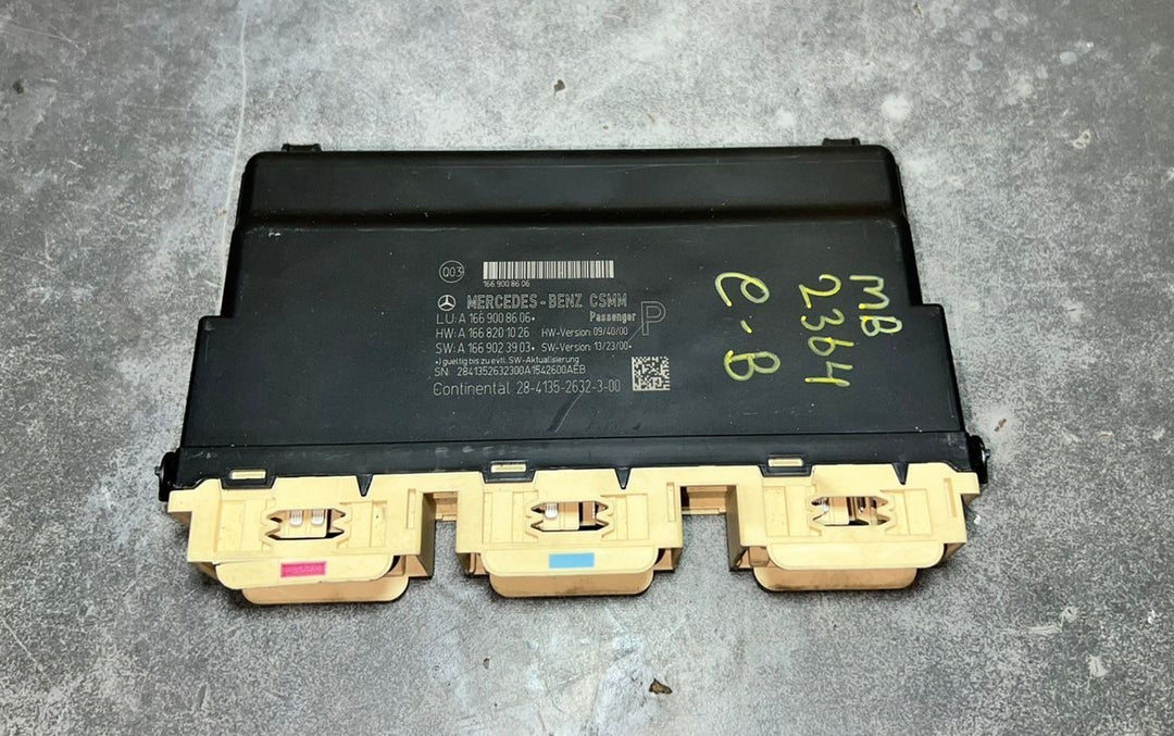 14-17 Mercedes-Benz W166 GL ML Passenger Seat Control Module A166 9008606 OEM