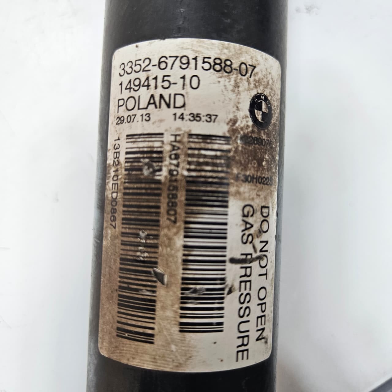 2012-2015 BMW 3 Series F30 328i 335i Rear Shock Absorber 6791588