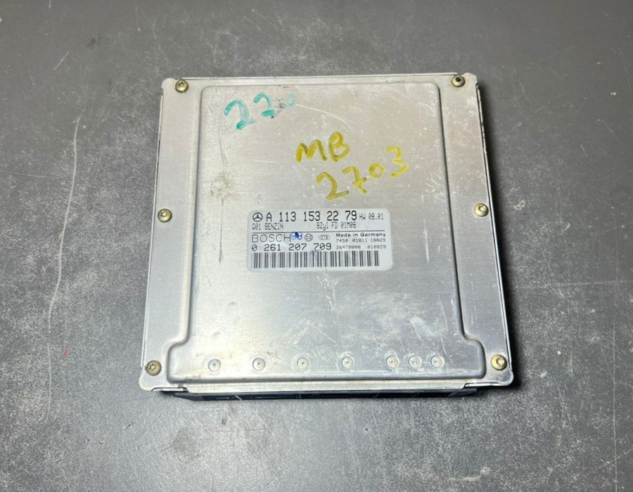 01-06 Mercedes W220 S-Class Engine Control Module Unit ECM ECU A113 1532279 OEM