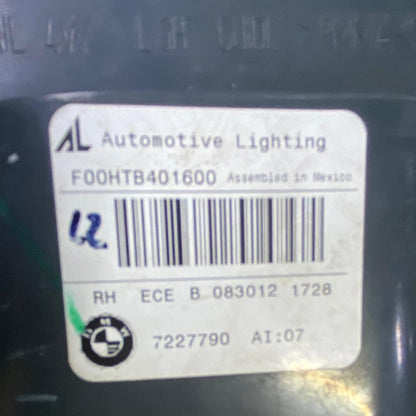 OEM BMW X5 E70 Rear Light Lamp LED Retrofit Trim In The Side Panel Right 7227790