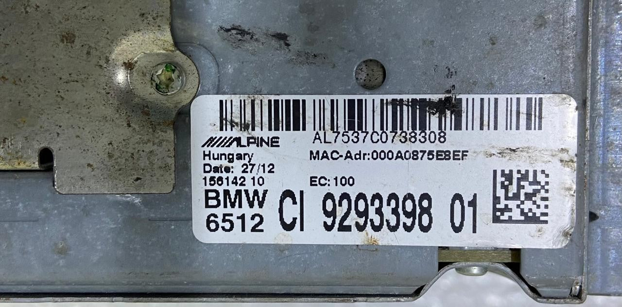 OEM BMW F01 F06 F10 CIC Sat Nav Computer Navigation Audio Head Unit 9293398