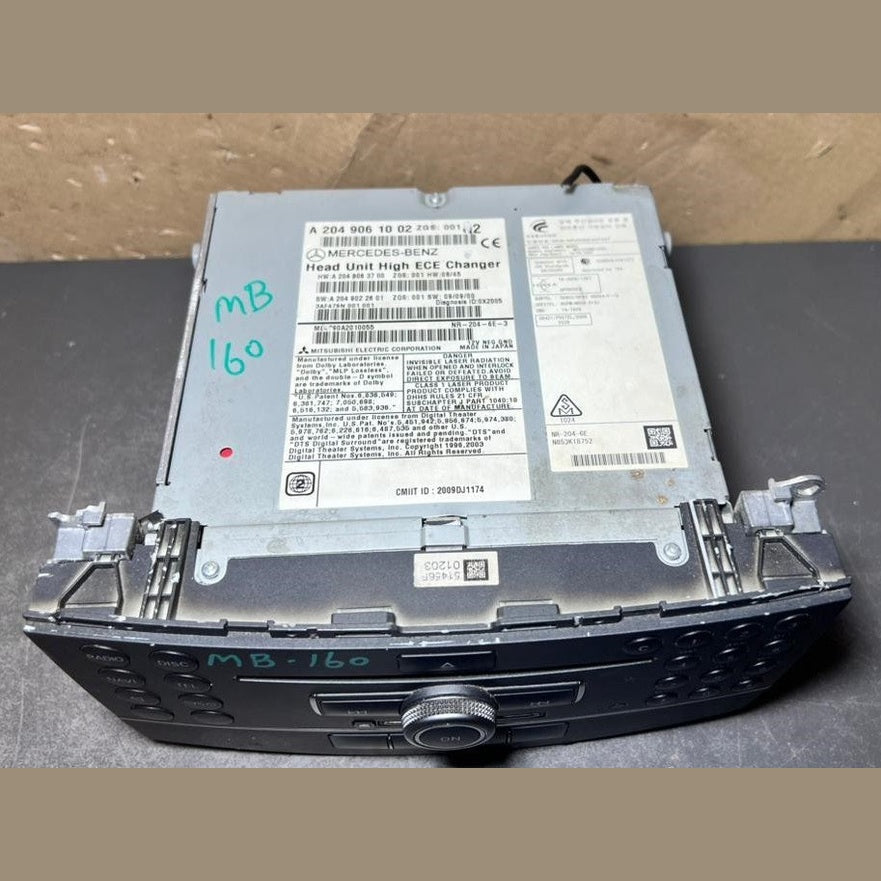 08–10 Mercedes-Benz W204 C-Class Radio Audio Head Unit CD Player A204 9061002