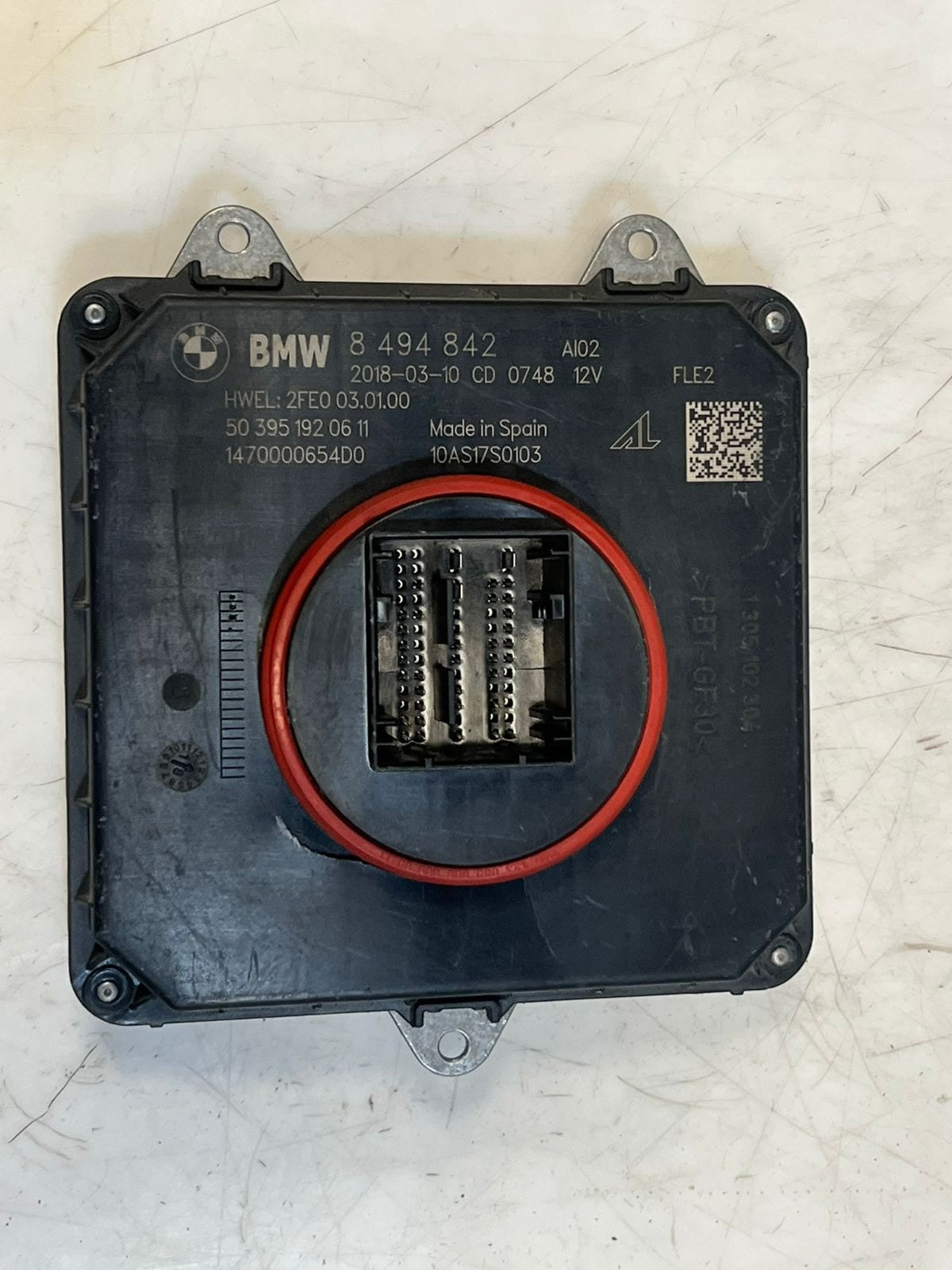 2017-2019 BMW 330i F30 F32 F34 M2 340i Led Headlight Control Module 8494842 OEM