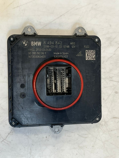 2017-2019 BMW 330i F30 F32 F34 M2 340i Led Headlight Control Module 8494842 OEM