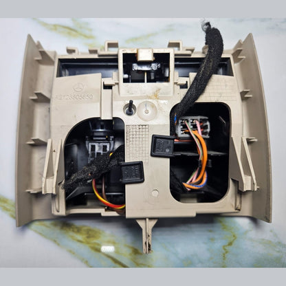 10-16 Mercedes W212 Rear Center Console Ashtray 12V Power Outlet A212 6805650
