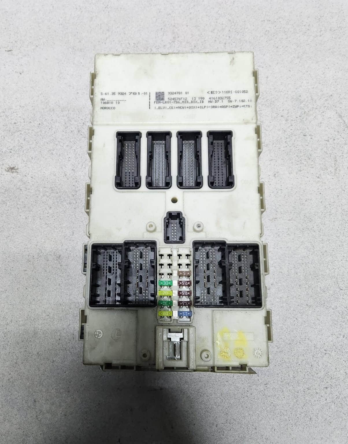 2012-2016 BMW 328i Front Electronic Control Module 9324781 F30 F32 F22 F80 F82 