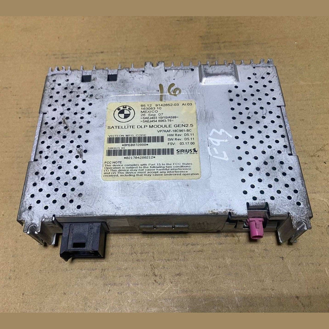 2008-2009 BMW 3-Series E90, 5-Series E60 E61, and X5 E70  328i Satellite Radio C