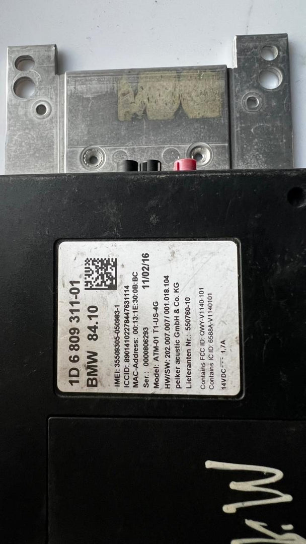 2020-2024 BMW 840i Telematics Control Module 6809311 840i and select F-series mo