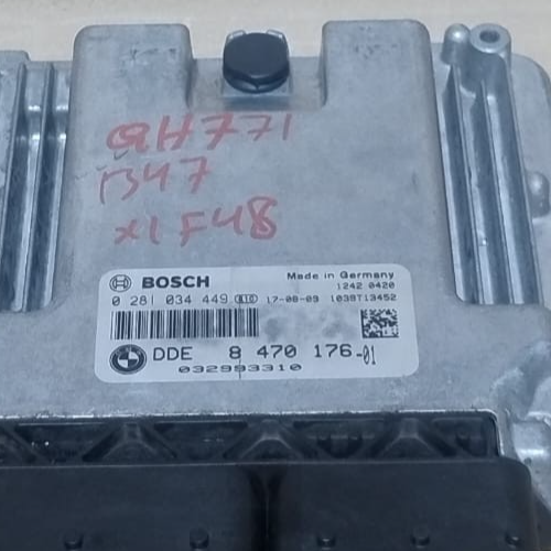 BMW X1 F48  B47 ENGINE CONTROL UNIT ECU SET WITH KEY - 8470176