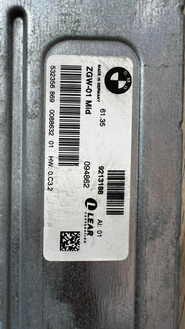 2009-2016 BMW 550i Gateway Control Module 9213188 F07 5 Series