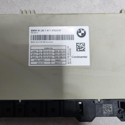 2017-2019 BMW 530i Front Memory Seat Control Module 7471370 G30 G31 G32 G11 G12