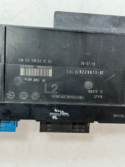 BMW 1' E81 Body Control Module ECU L2 PL2RR JBBFE III Junction Box 9229873 OEM