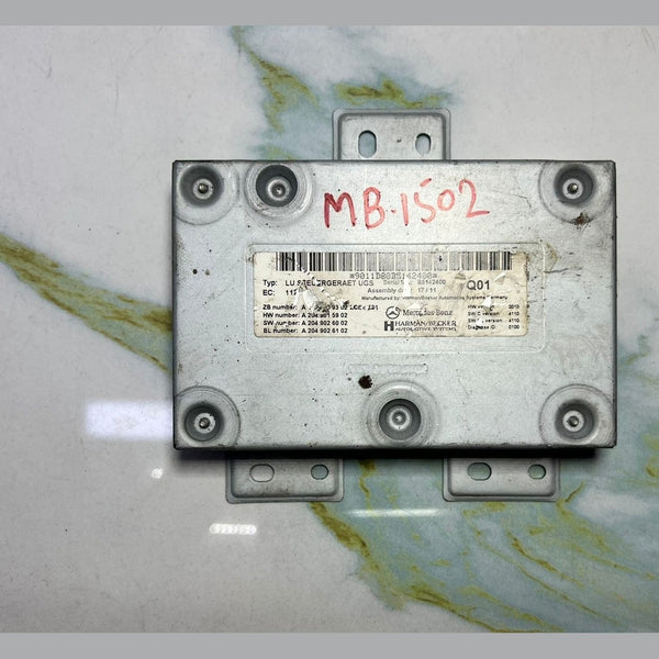 2010-2015 Mercedes-Benz C250 Media Interface Control Module A1729009302