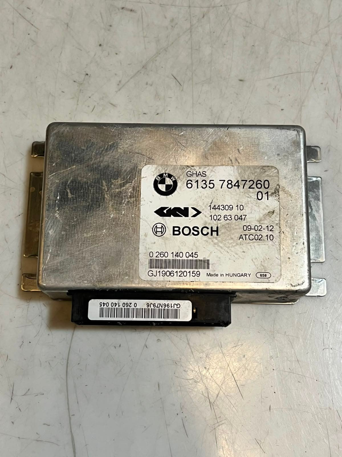 2015 BMW F06 F10 F12 F13 F10 Control Unit Regulated Differential Lock 7847260