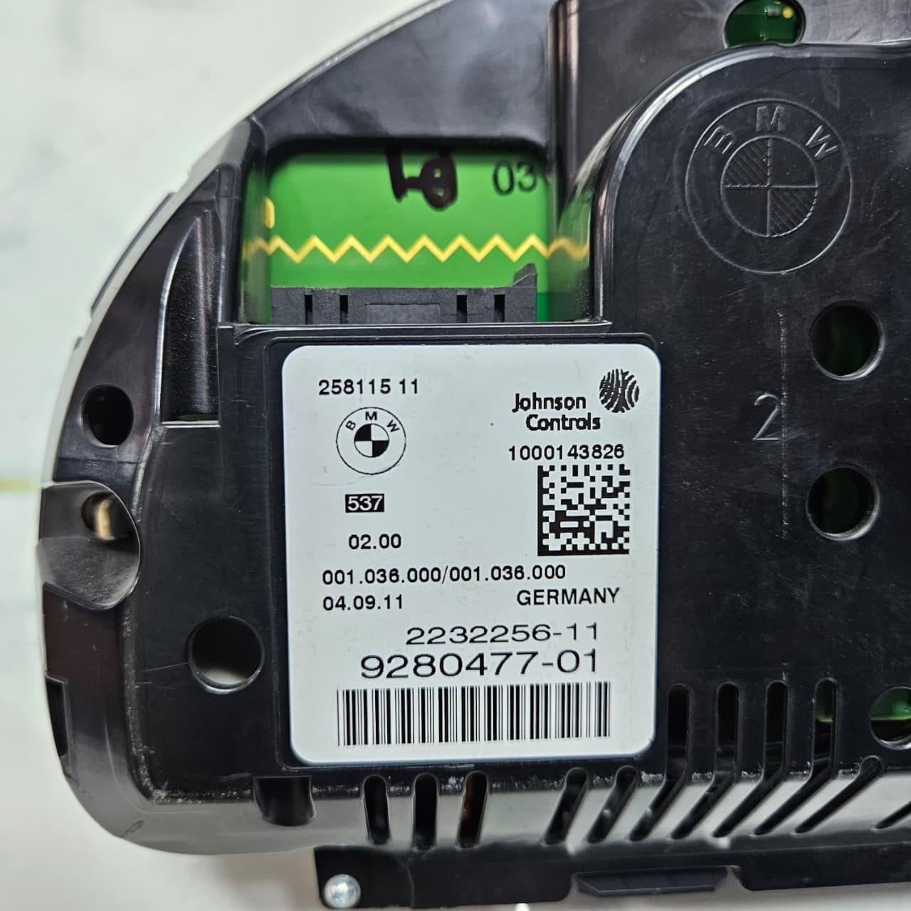 2011-2012 BMW 5 Series F10 528i Instrument Cluster 9280477
