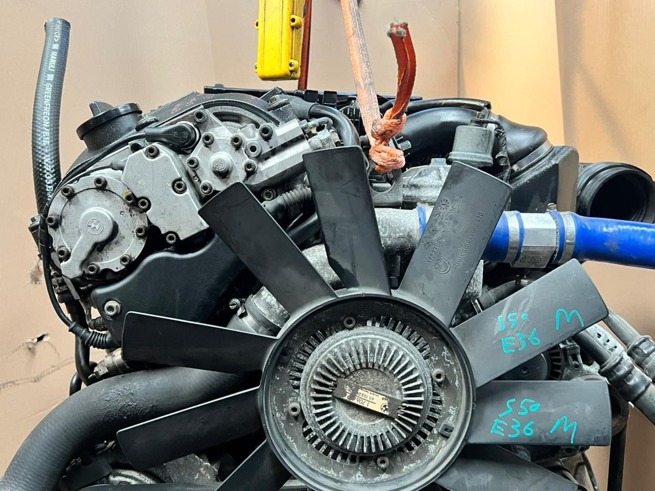 BMW E36 M3 S50B30 3.0L Complete Engine & Manual Gearbox 75K KM 50030546 OEM