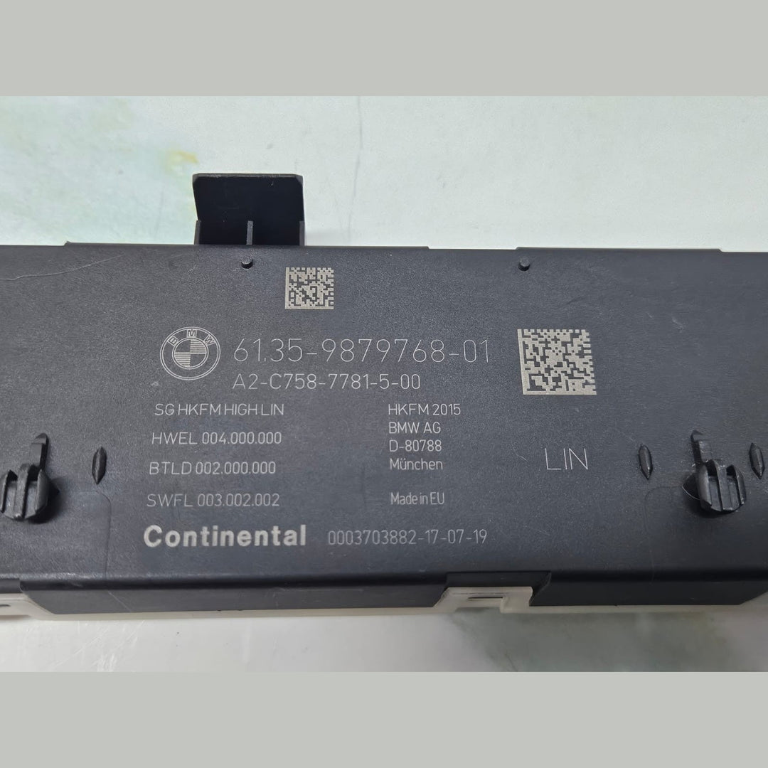 2019-2023 BMW X5 G05 Tailgate Function Control Module 9879768 OEM