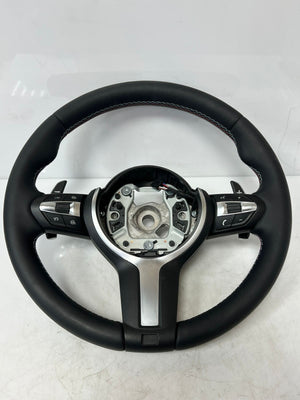 BMW M3 F80 M2 F87 F20 M4 F82 M SPORT STEERING WHEEL M COLORED TRIM 3074437 OEM