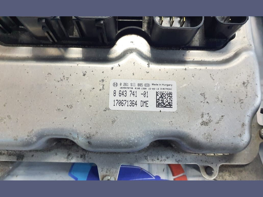 BMW  E89 Z4 PETROL N20  ENGINE CONTROL ECU DME MODULE SET 8643741