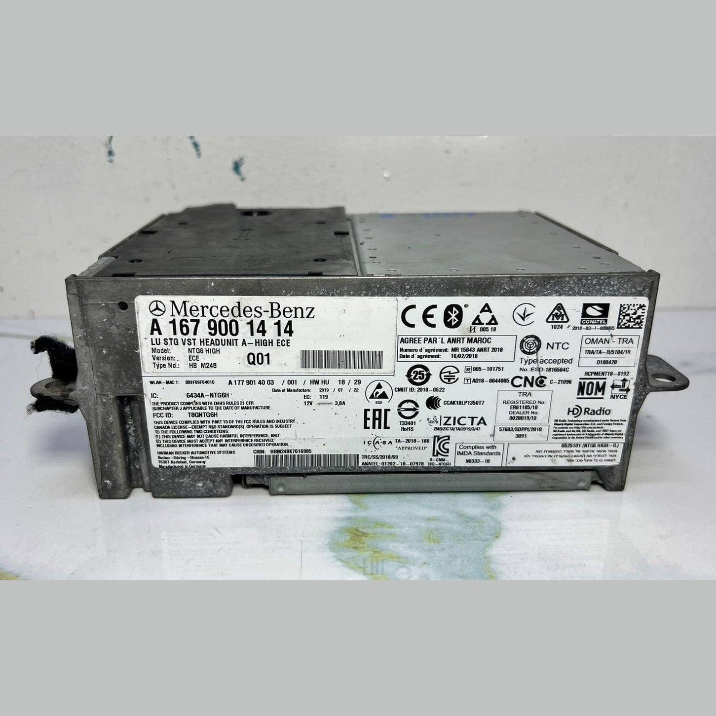 15-21 Mercedes W167 GLE-Class Radio Audio Multimedia Head Unit  A167 9001414 OEM