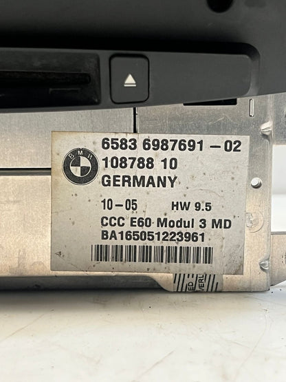 2003-2008 BMW 5 Series E60 E61 525i Ccc Module Gps Navigation 6987691 OEM