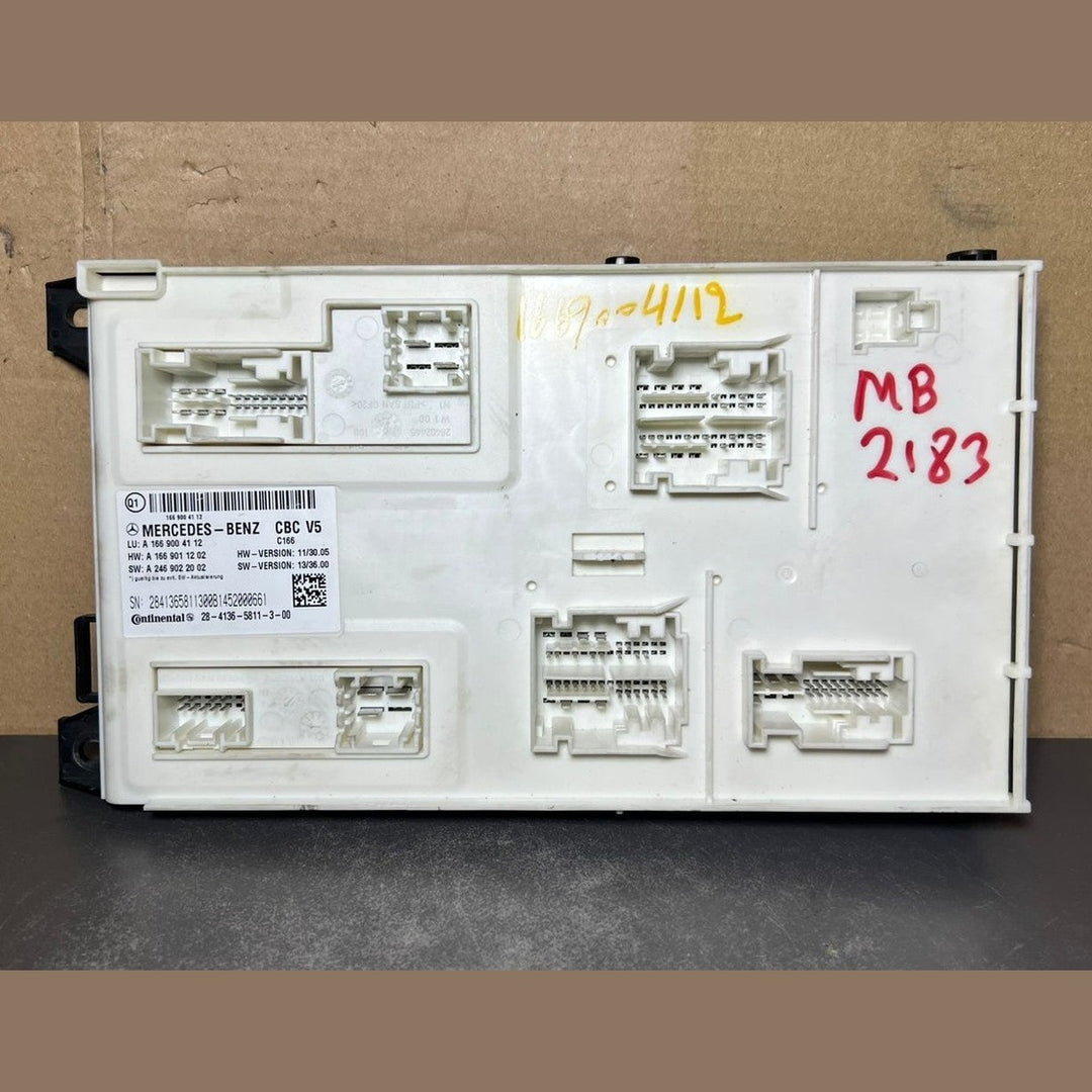 Mercedes-Benz W166 ML GL GLE Front SAM Body Control Module Unit A166 9004112 OEM