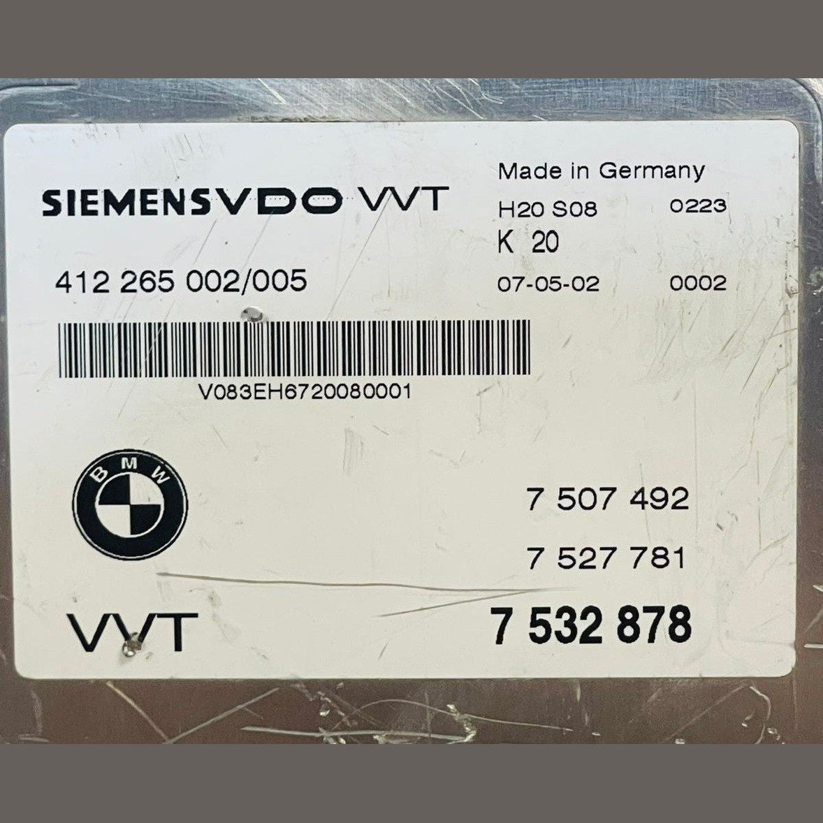 BMW X5 and 750i E66 models from 2006-2007 Valvetronic Control Module 7532878