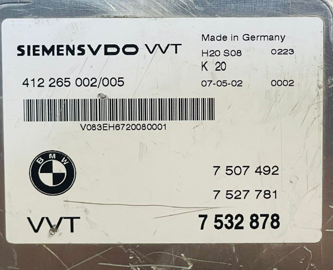 BMW X5 and 750i E66 models from 2006-2007 Valvetronic Control Module 7532878