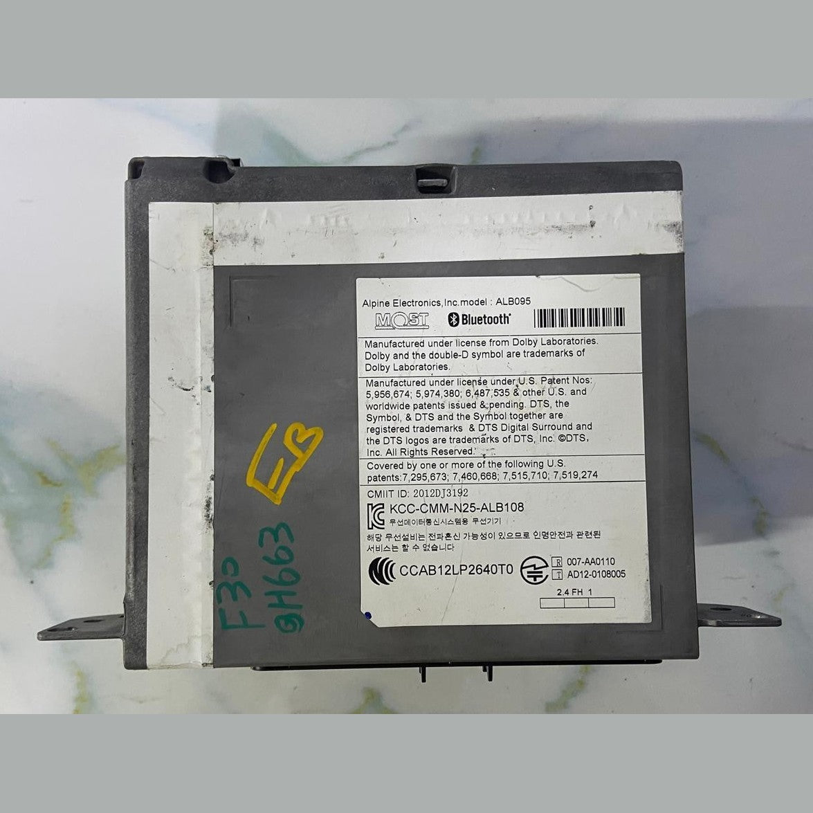 OEM BMW F10 F11 F20 F25 F30 F32 F36 NBT HEAD UNIT NAVIGATION 6832274