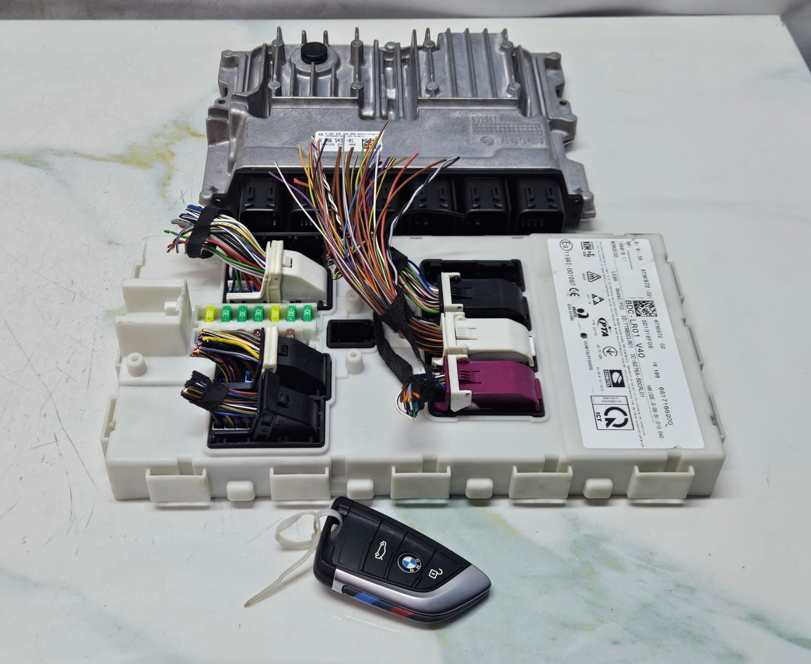 BMW B47C20B F39 X2 ENGINE CONTROL UNIT DDE ECU SET 9886543 BOSCH