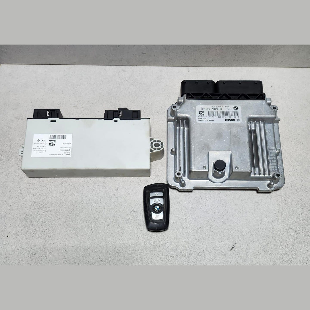 BMW Engine Control Unit DDE 8585425 F10 F11 520d B47 190HP ECU SET DIESEL 