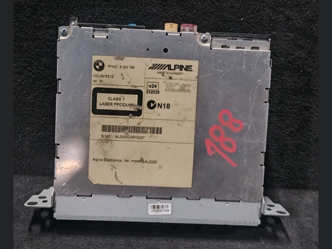 BMW X5 NAVIGATION SYSTEM HEAD UNIT MULTIMEDIA  STEREO RECEIVER - 9323788