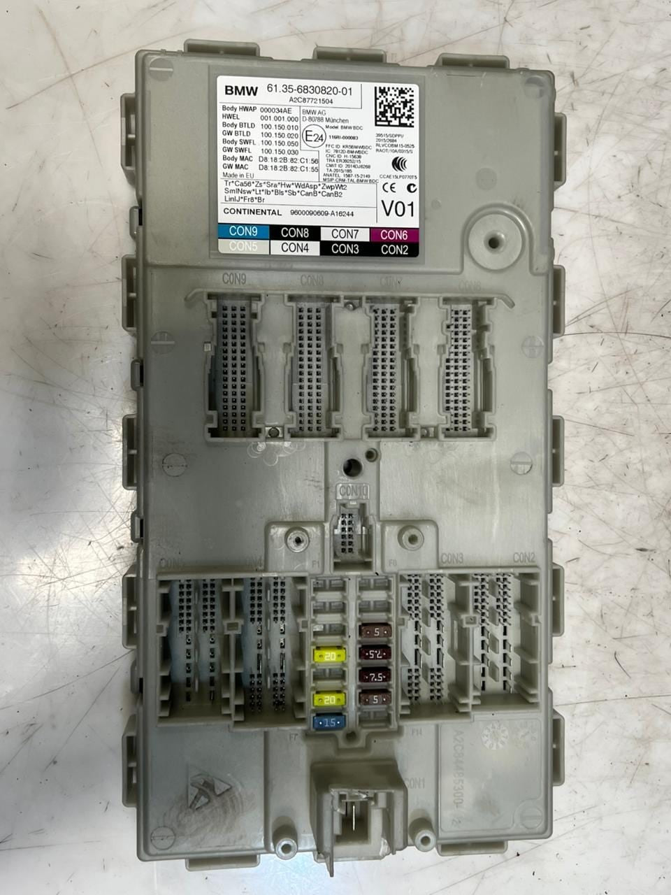 2016 BMW 7' G11 B48X 740e Engine Control Unit ECU COMPLETE SET 8682564 OEM RHD