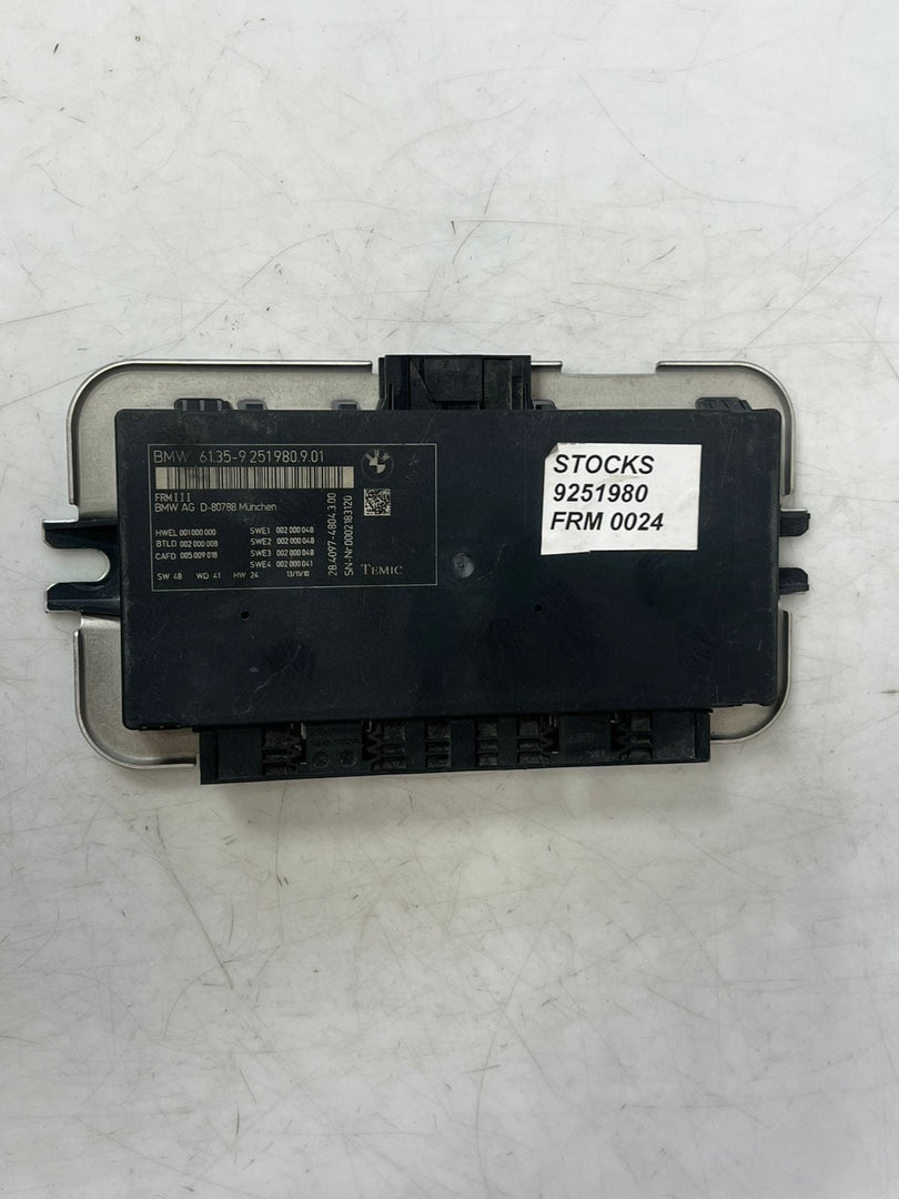 2011-2017 BMW X3 F25 X4 F26 FRM3 Footwell Body Control Module 9251980 OEM