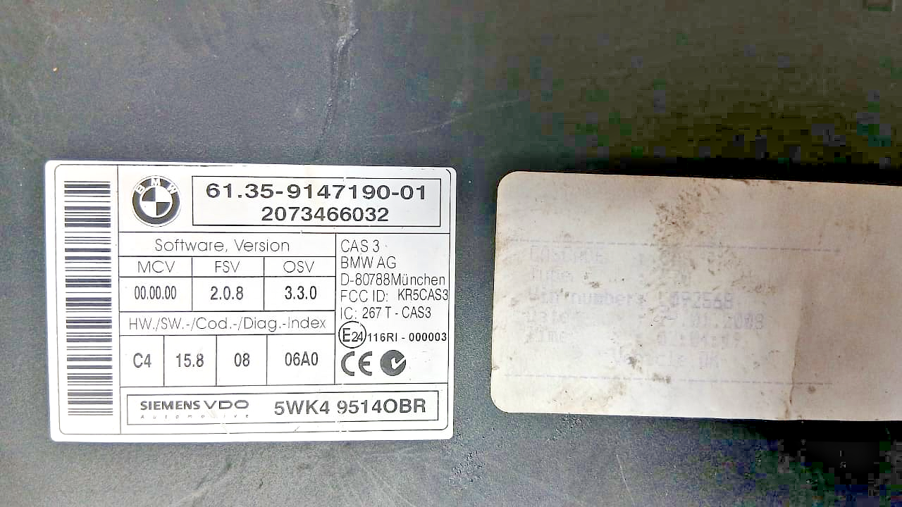 BMW X5 E70 BMW X5 4.8i DME ECU Engine Control Unit OEM 7582306
