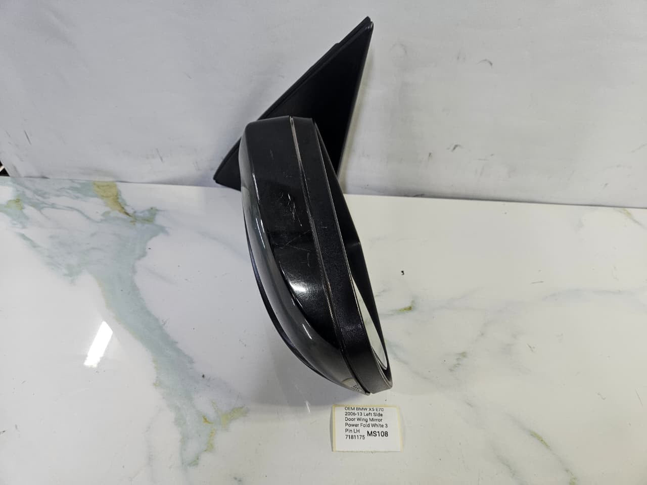 OEM BMW X5 E70 2006-13 Left Side Door Wing Mirror 3 Pin LH 7181175 RHD