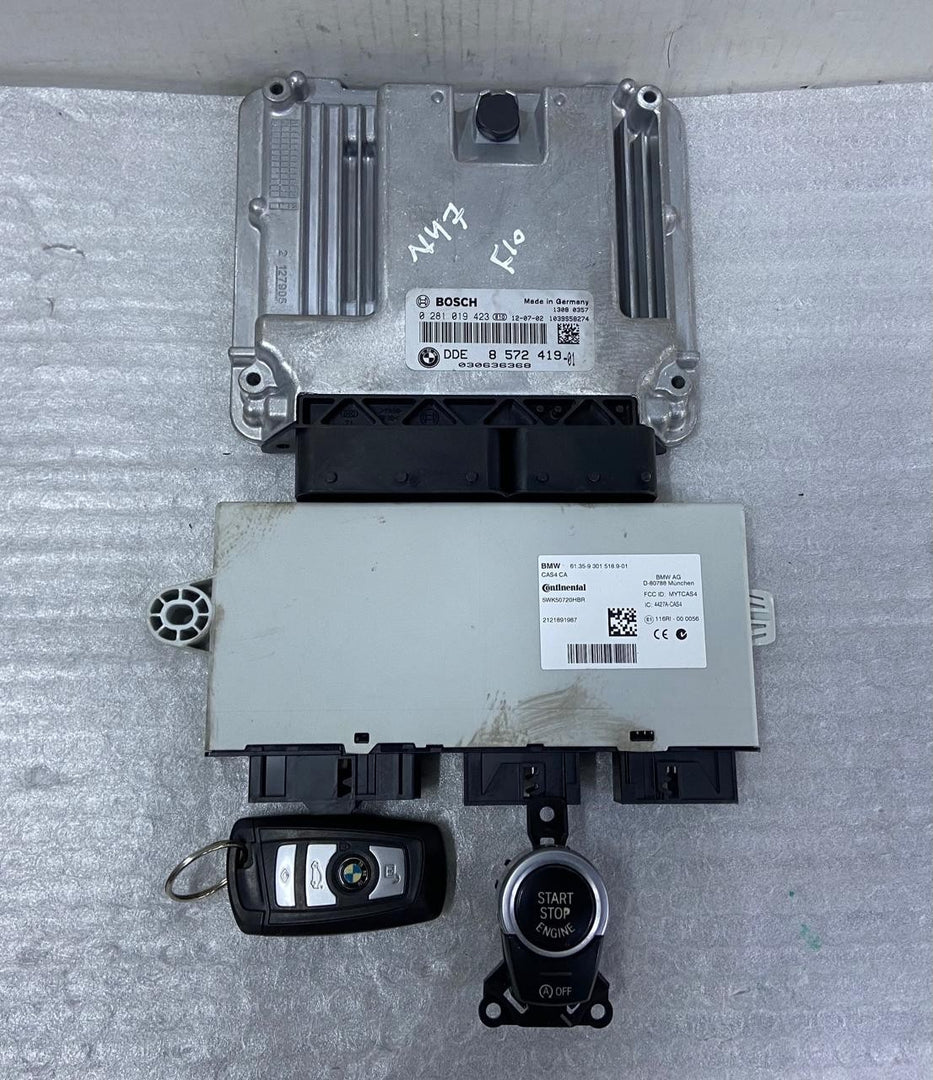 OEM BMW X3 F25 F10 N47N ENGINE CONTROL ECU UNIT MODULE DDE ECU SET 8572419