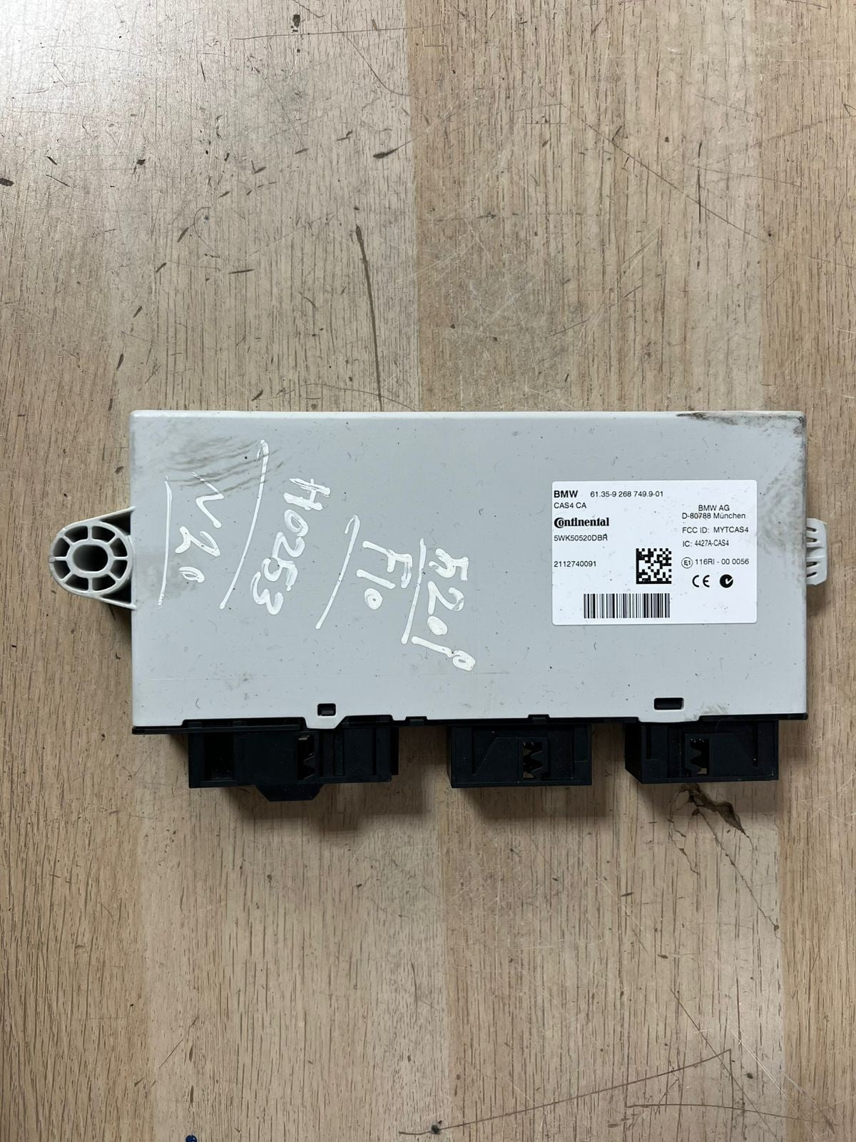 BMW F10 520I  X3 N20 ENGINE CONTROL UNIT DME ECU SET +CAS4 CA+ KEY - 7635714