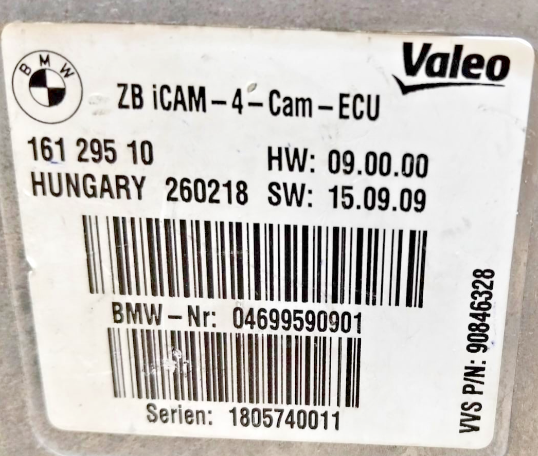 BMW X3 X4 X5 F25 F26 F15 F16 F85 F86 SURROUND CAMERAS ECU MODULE ZB ICAM 6995909