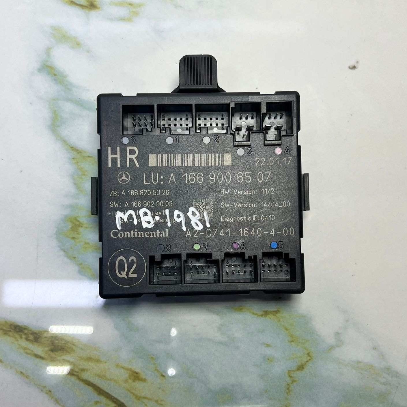 Mercedes Benz W166 ML GL GLE Door Control Module A1669006507 /GLS X166