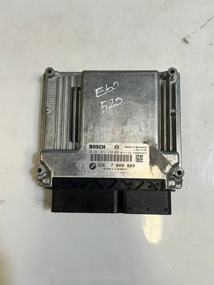 2007 BMW E60 520D N47 Engine Control Unit ECU SET DDE + CAS3 7809000 OEM