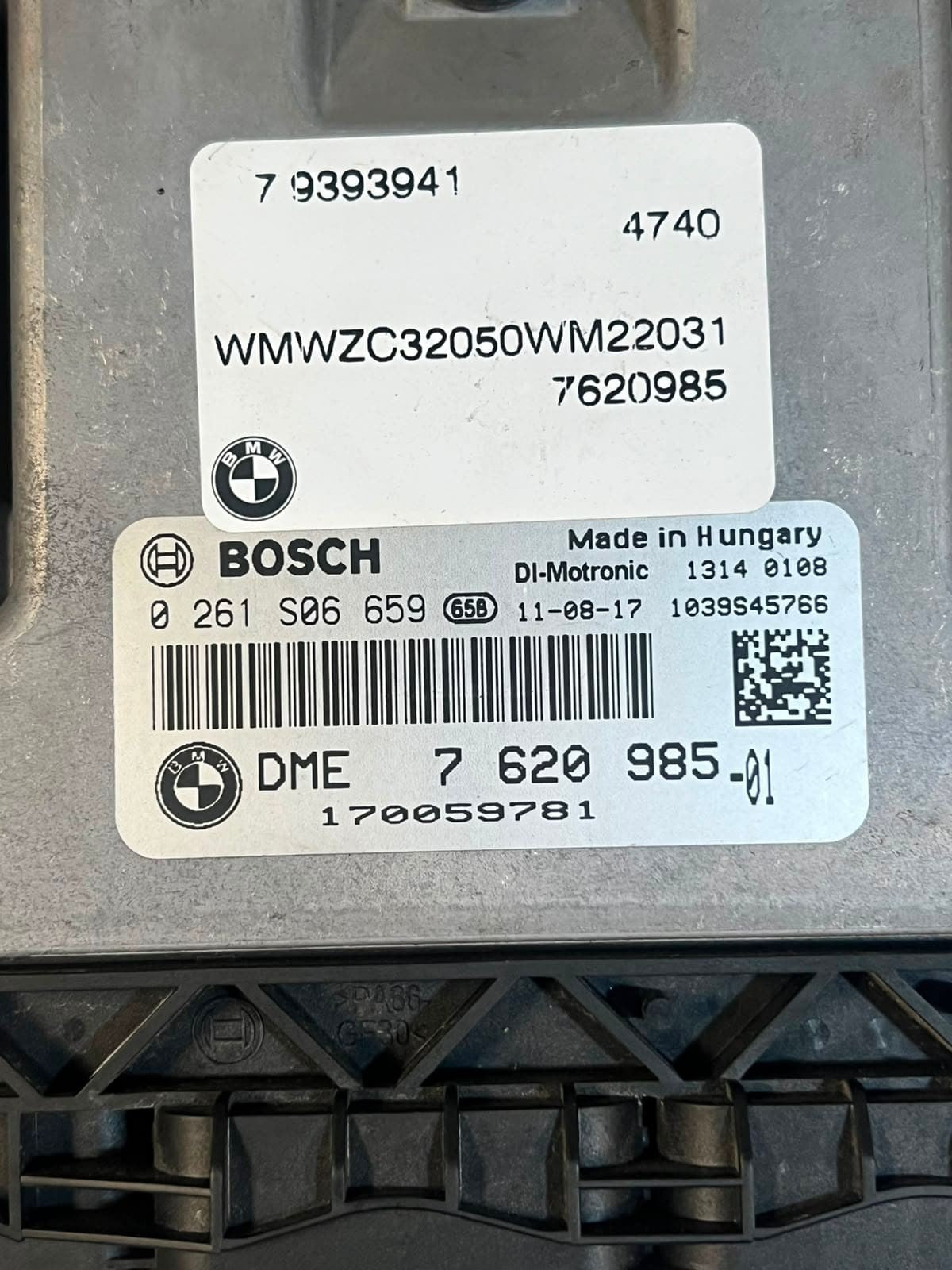 2011 Mini Cooper S R60 Countryman Engine Control Unit ECU SET DME CAS3 7620985