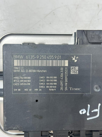 2013-19 BMW F10 F11 F07 F01 650i Gran Coupe Footwell Control Module 9250455 OEM