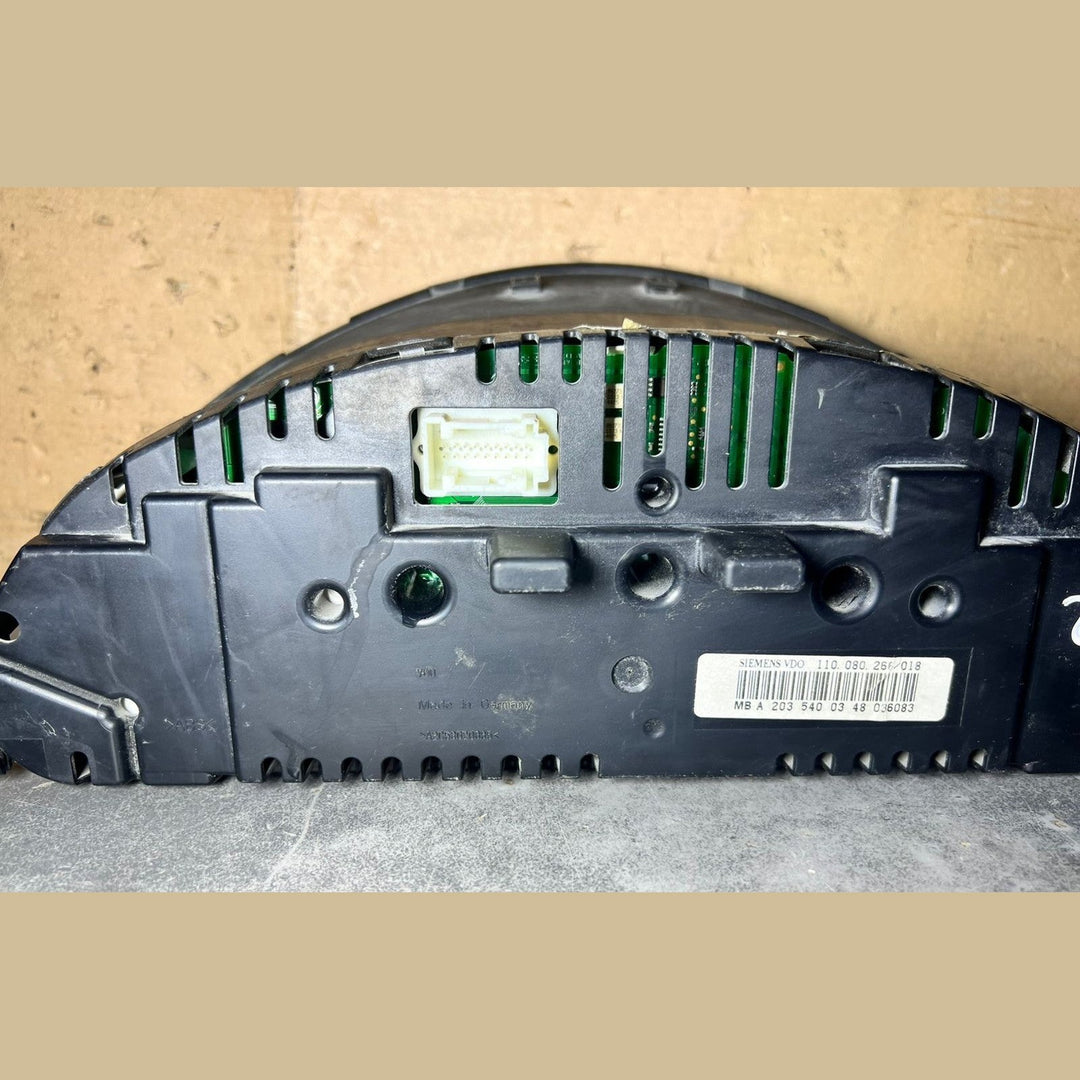 03-06 Mercedes-Benz W203 C-Class Instrument Cluster Speedometer A203 5400348 OEM