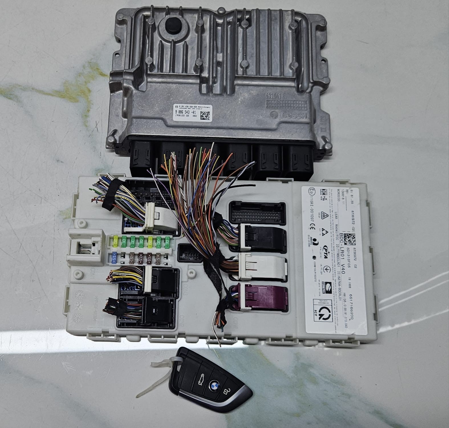 BMW B47C20B F39 X2 ENGINE CONTROL UNIT DDE ECU SET 9886543 BOSCH
