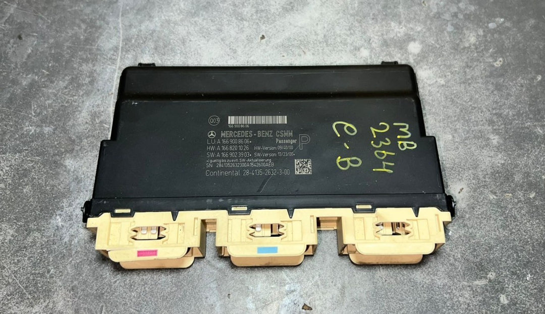 14-17 Mercedes-Benz W166 GL ML Passenger Seat Control Module A166 9008606 OEM