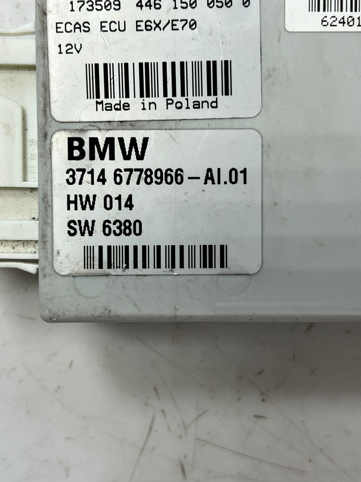 2006-2013 BMW X5 E70 Air Suspension Control Module 6778966 OEM
